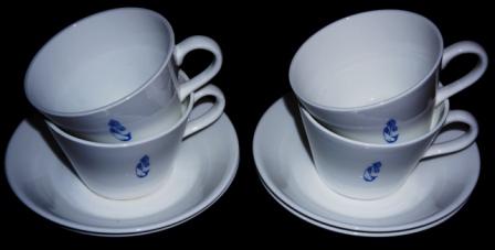 SESSANLINJEN Coffee Cups with Plates