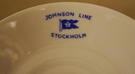Johnson Line Coffee Plates 