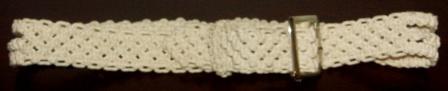 Mid 20th century sailor-made cotton belt.
