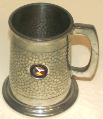 20th century metal jug from the M/S Oriana of the P&O Line.