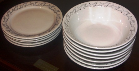 Plates from a Norwegian shipping company