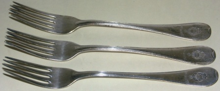 Swedish Navy Forks from HM SVERIGE