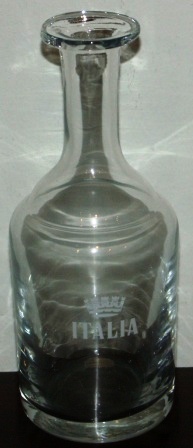 Mid 20th century vase/carafe from the Italian shipping company ITALIA, based in Genoa.