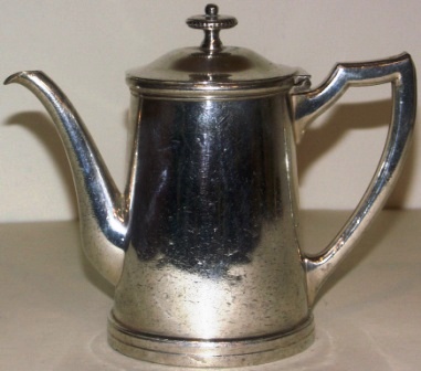 Silver-plated coffee-pot (50cl) from the Swedish shipping company Johnson Line