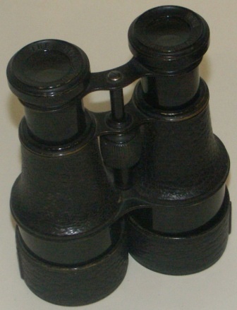 Early 20th century British binocular in black-lacquered brass, marked “The Liverpool“. 