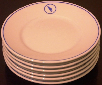 Plates from the Italian shipping company KANGURO LINE