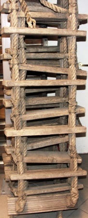 Early 20th century pilot ladders in different lengths