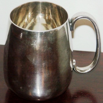 20th century jug made of metal from H.M.S. Revenge