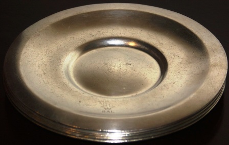 Silver-plated plates used onboard the SAL, SWEDISH AMERICAN LINE