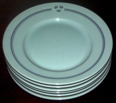Six plates from the SWEDISH AMERICAN LINE