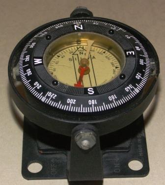 Mid 20th century Silva compass. Made in Sweden. 