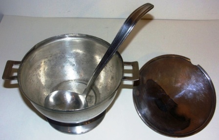 Lauro Lines Soup Bowl & Spoon 