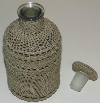 Rope-coated Glass Bottle