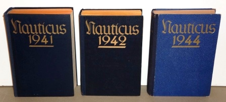 "Nauticus 1941, 1942 & 1944 " published in Berlin. Richly illustrated with many authentic photos.