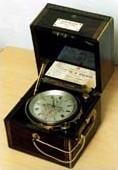 19th century two-day chronometer, mounted in gimbals