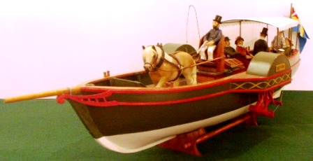Horse powered paddle ferry GEFION (1823)