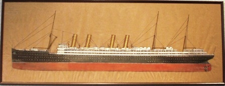 Depicting the German passenger liner KAISER WILHELM II Norddeutscher Lloyd - Bremen