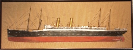 Depicting the German passenger liner GEORG WASHINGTON Norddeutscher Lloyd - Bremen