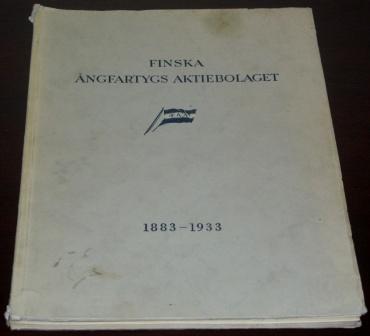 50th anniversary (1883-1933) of Finska Ångfartygsaktiebolaget FÅA (Finnish steamship company). Richly illustrated. Published in Helsinki 1933, 182 pages 