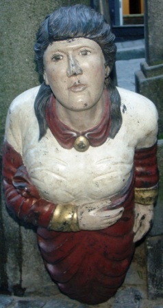 Late 19th/early 20th century wooden figurehead.