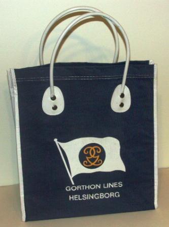 1960's bag in fabric from GORTHON LINES