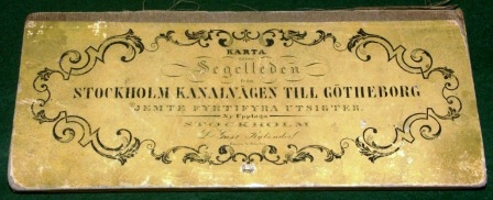 Illustrated 19th century booklet including 44 documentary views along the "Göta Kanal", the waterway between the east and west coast of Sweden (Stockholm to Gothenburg) 