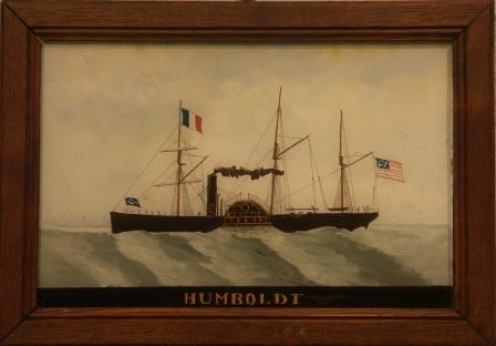 The American paddle-steamer HUMBOLDT heading for France