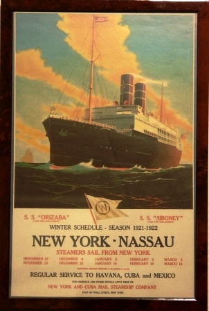 Depicting S.S. ORIZABA of the New York & Cuba Mail Steamship Company 