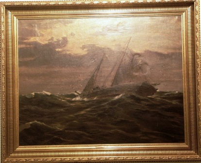 Sailing in heavy sea