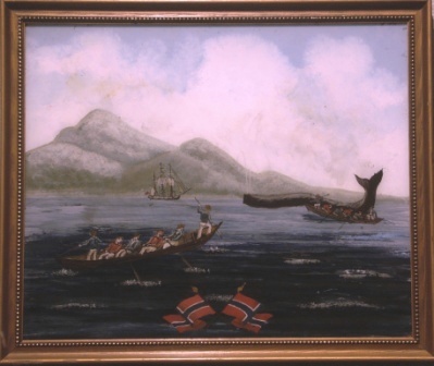 Depicting Norwegian whaling scenery