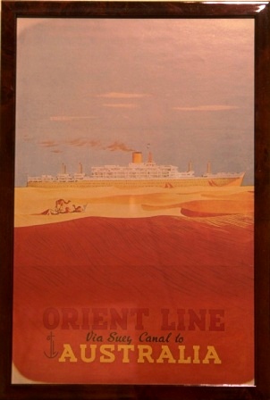 Via Suez Canal to Australia with Orient Line 