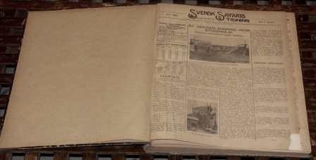 "Svensk Sjöfarts Tidning." The Swedish Shipping Gazette. Bound volumes dated between 1919-1968.